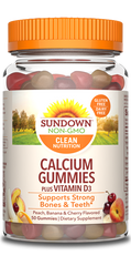 Sundown Calcium Plus Vitamin D3 Gummies, 50 Count