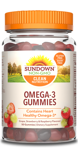 Sundown Omega-3 Gummies, 50 Count