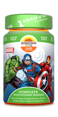 Sundown Kids Marvel's Avengers Complete Multivitamin Gummies, 60 Count