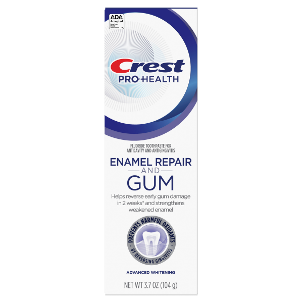 Crest Pro-Health Gum and Enamel Repair Advanced Whitening Toothpaste, 3.7 oz