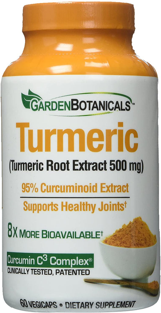 Garden Botanicals Turmeric 500mg, 60 vegicaps