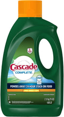 Cascade Complete Gel All-in-1 Dishwasher Detergent, Citrus Breeze, 75 oz