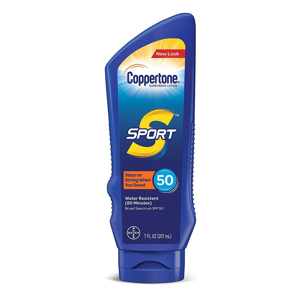 Coppertone SPORT Sunscreen Lotion Broad Spectrum SPF 50 (7 Fl oz)