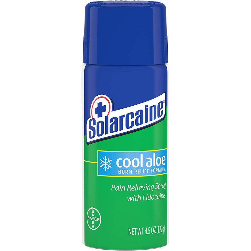 Solarcaine Cool Aloe Burn Relief with Aloe Vera, 4.5 oz Spray