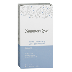 Summers Eve Douche Extra Cleansing Vinegar & Water 2 CT