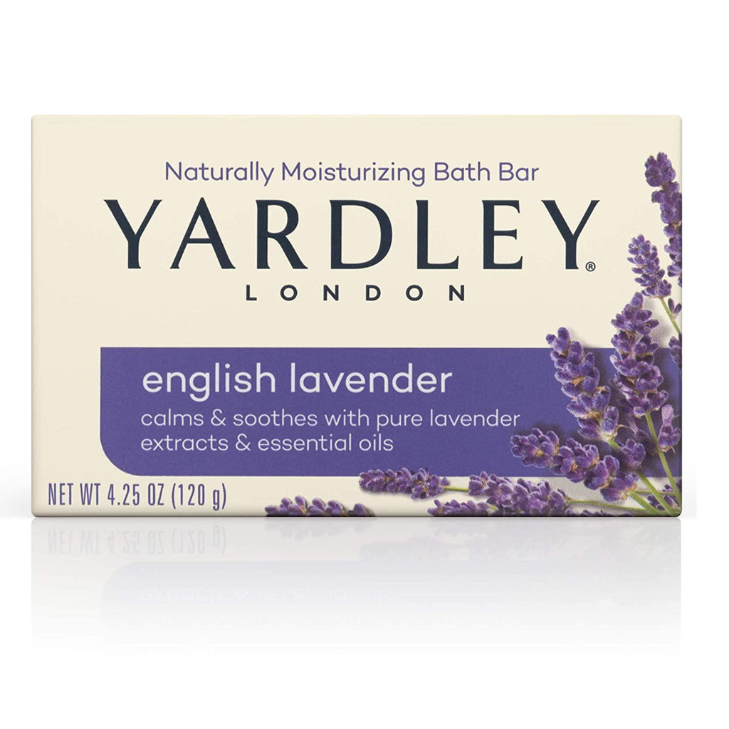 Yardley London Naturally Moisturizing Bath Bar, English Lavender, 4.25 oz