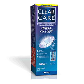 Clear Care Cleaning and Disinfecting Solution 12 oz
