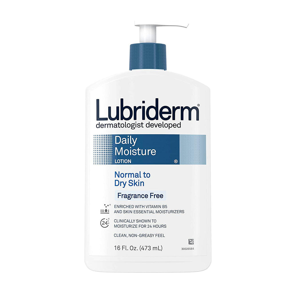 Lubriderm Daily Moisture Lotion, Fragrance-Free, 16 Fl. oz