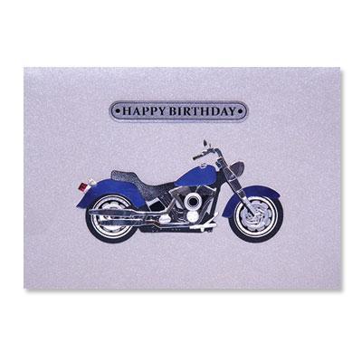 PAPYRUS  Happy Birthday - motorcycle guy