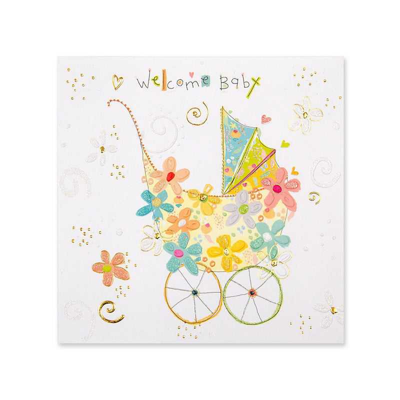 PAPYRUS New Baby - flower stroller