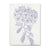 PAPYRUS Blank - Letterpress hydrangea
