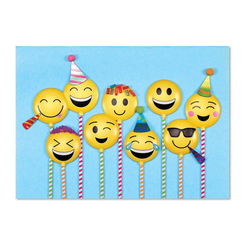 PAPYRUS Birthday - emoji cake pops