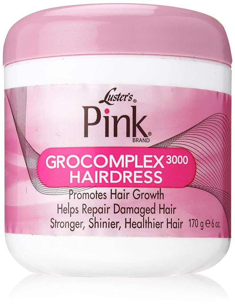 Luster's Pink Grocomplex 3000 Hair Dress - Promotes Hair Growth - 6 oz