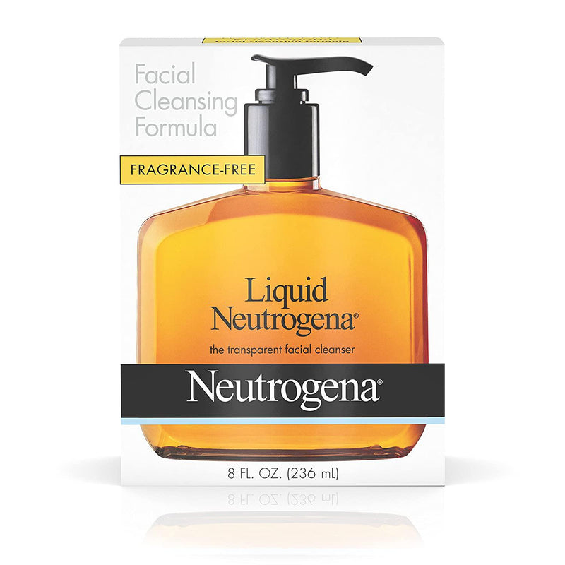 Neutrogena Liquid Facial Cleanser, Oil-Free, 8 Fl oz