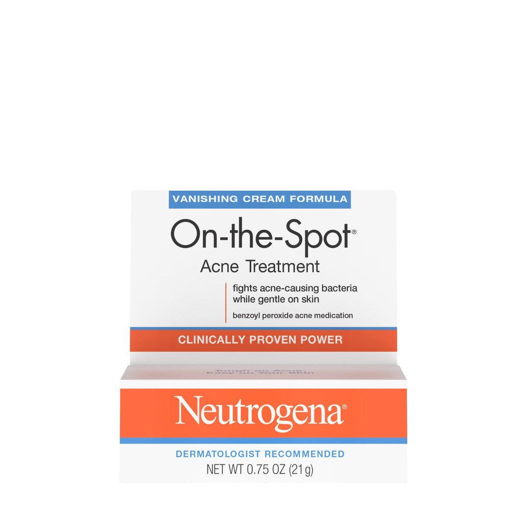 Neutrogena Benzoyl Peroxide Spot Treatment Cream, 0.75 oz