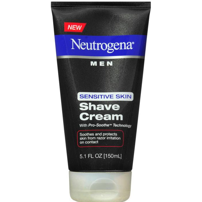 Neutrogena Men Sensitive Skin Shave Cream, 5.1 Fl. Oz