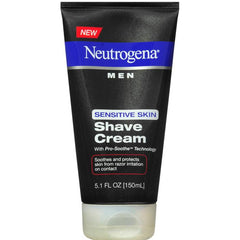 Neutrogena Men Sensitive Skin Shave Cream, 5.1 Fl. Oz