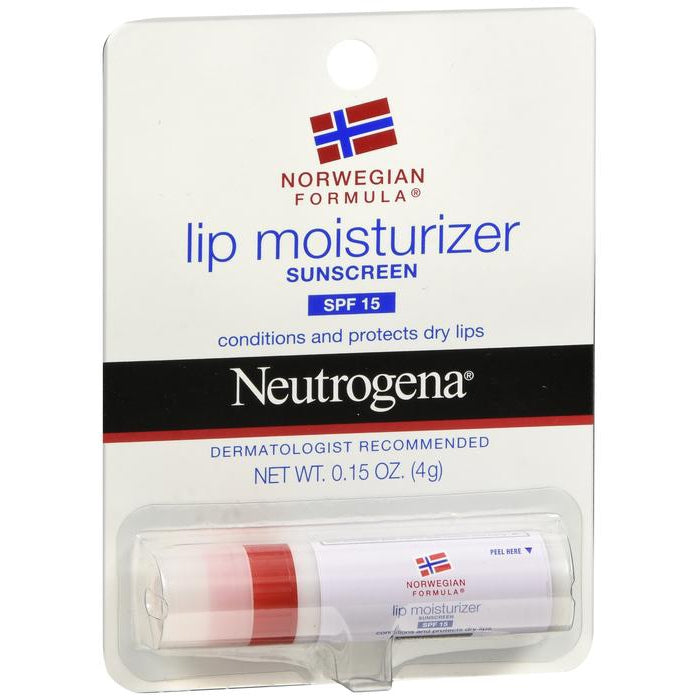 Neutrogena Norwegian Formula Lip Moisturizer, SPF 15, 0.15 Oz