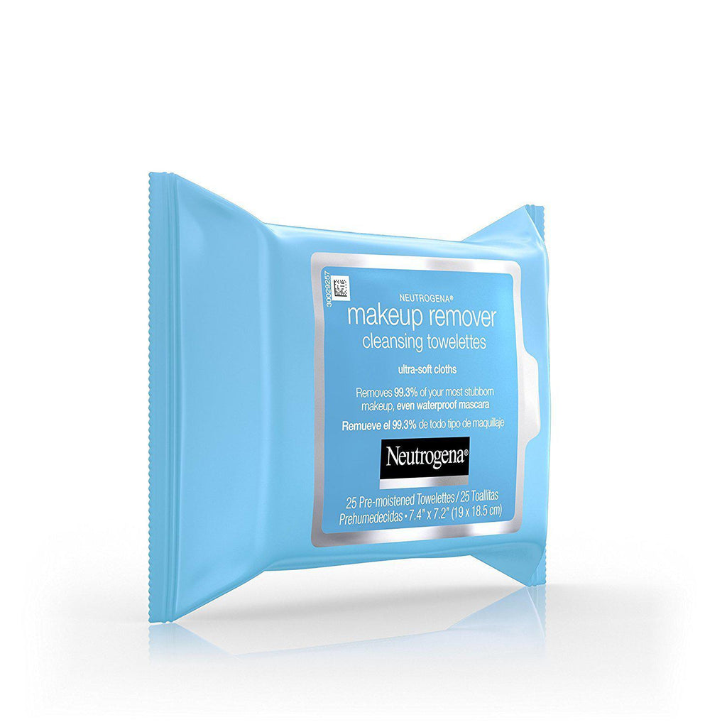 Neutrogena Makeup Remover Cleansing Towelettes, 25 Count