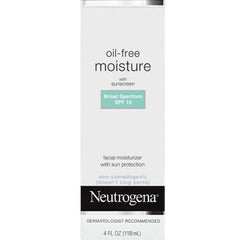 Neutrogena Oil-Free Facial Moisturizer Sunscreen,SPF 15 4 Fl oz