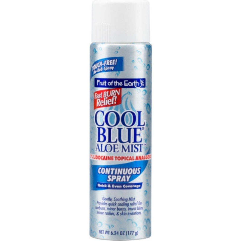 Fruit of the Earth Cool Blue Aloe Mist Continuous Spray, 6 oz