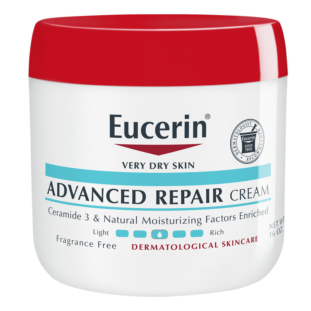 Eucerin Advanced Repair Cream, Use After Hand Washing, 16 oz