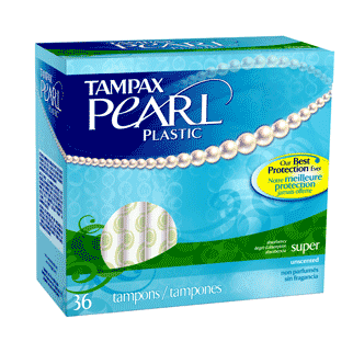 Tampax Pearl Super Unscented, 36 CT