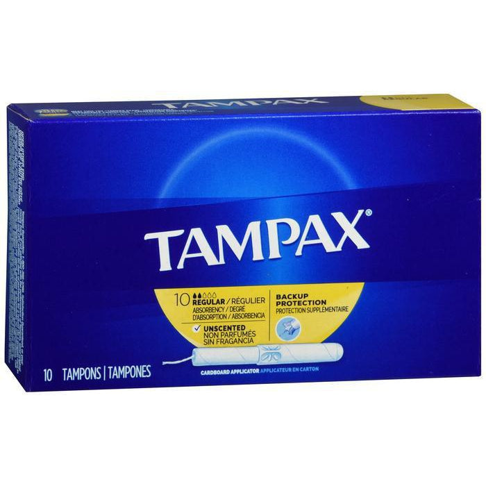 Tampax Flushable Regular 10Ct*