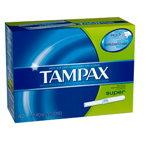 Tampax Tampons, Super Unscented Cardboard, 40 Ct*