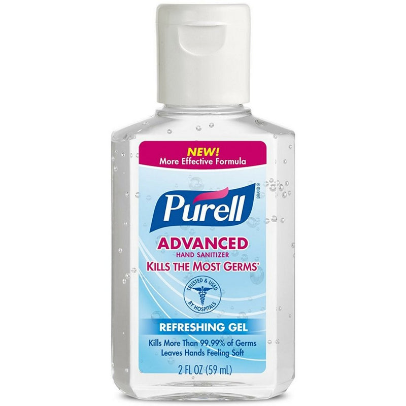 Purell Hand Sanitizer, Advanced, Refreshing Gel, 2 fl oz