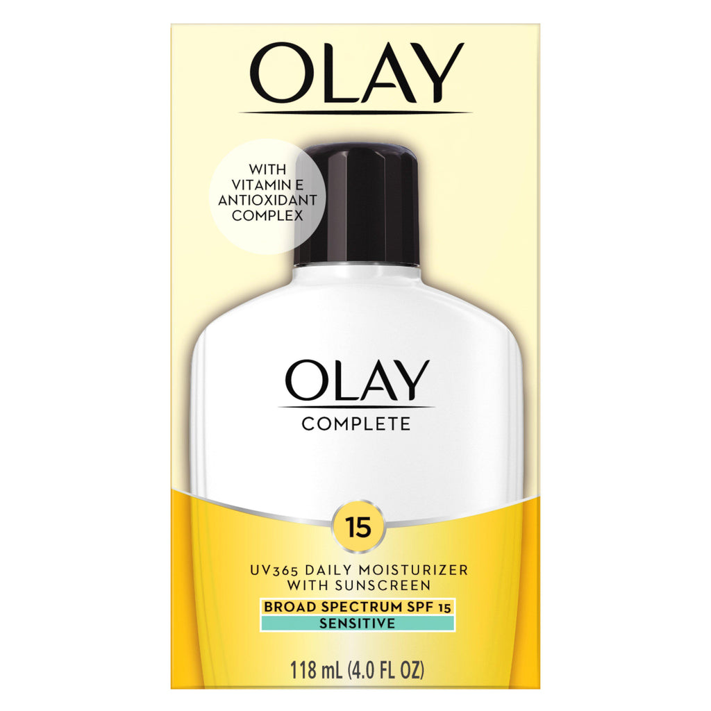 Olay Complete Lotion Moisturizer for Sensitive Skin SPF 15, 4.0 oz UPC: 075609000959