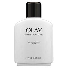 Face Moisturizer by Olay, Active Hydrating Beauty Moisturizing Lotion, 6 fl oz, Pack of 2