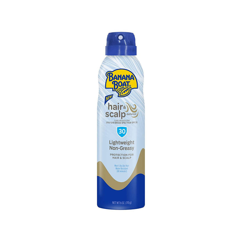 Banana Boat Hair & Scalp Sunscreen Spray, Broad Spectrum SPF 30, 6 oz