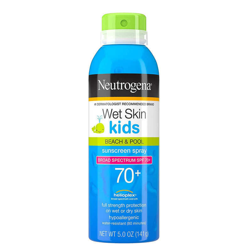 Neutrogena Kids Water-Resistant Oil-Free SPF 70+ Sunscreen Spray, 5 oz
