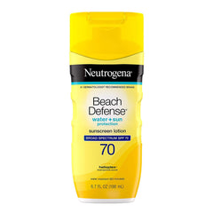 Neutrogena Beach Defense Sunscreen Lotion with SPF 70, 6.7 Fl oz
