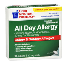 GNP All Day Allergy Relief, 14 Tablets
