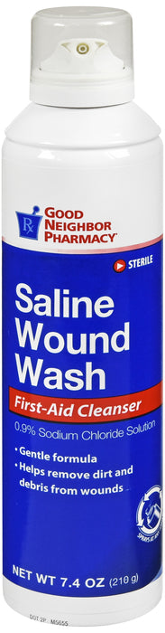 GNP Saline Wound Wash, 7.4 Oz