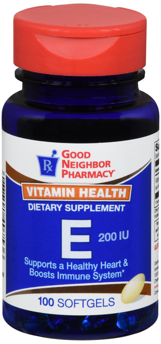 GNP Vitamin Health E 200 IU (100 Softgels)