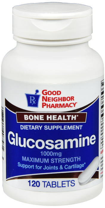 GNP Glucosamine 1000mg Maximum Strength, 120 Tablets