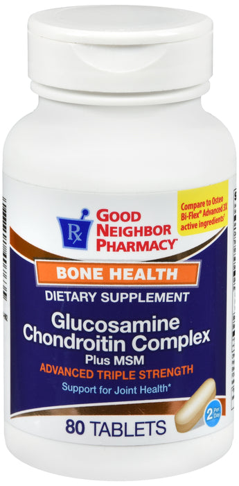 GNP Glucosamine Chondroitin Complex ATS, 80 Tablets