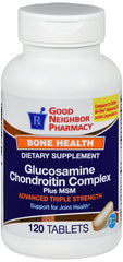 GNP Glucosamine Chondroitin Complex ADV3, 120 Tablets