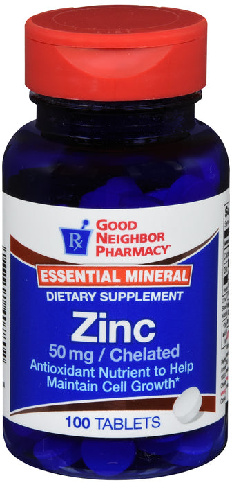 GNP Zinc 50mg, 100 Tablets
