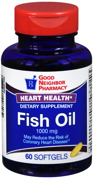 GNP Fish Oil 1000mg, 60 Softgels
