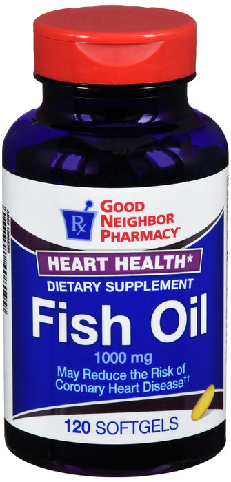 GNP Fish Oil 1000mg, 120 Softgels