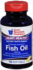 GNP Fish Oil 1200mg, 100 Softgels