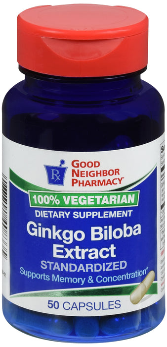 GNP Ginkgo Biloba Extract, 50 Capsules