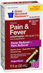 GNP Infants' Pain and Fever Grape Flavored,