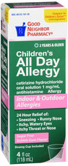 GNP All Day Allergy 5mg, 4 Fl Oz
