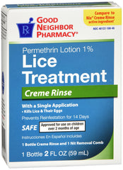GNP Lice Treatment Creme Rinse, 2 Fl Oz