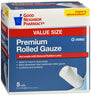 GNP Premium Rolled Gauze 3inX2.5yd, 5 Rolls
